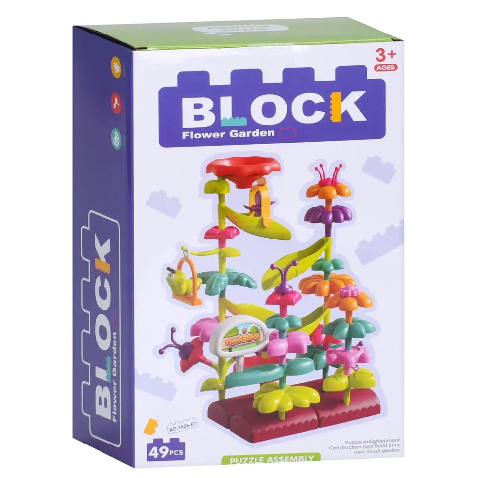 Детский игровой конструктор Block Bambi 1026-67 49 деталей - фото 2