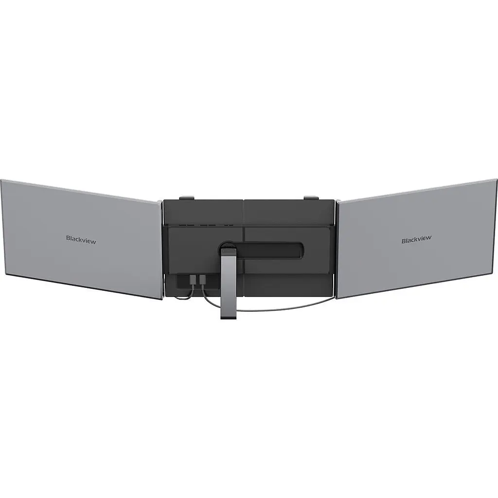 Монітор Blackview 15.3" DCM8 Dual Screen Portable monitor 3 in 1 Grey Black FHD IPS 60Hz (BVDCM8) - фото 4
