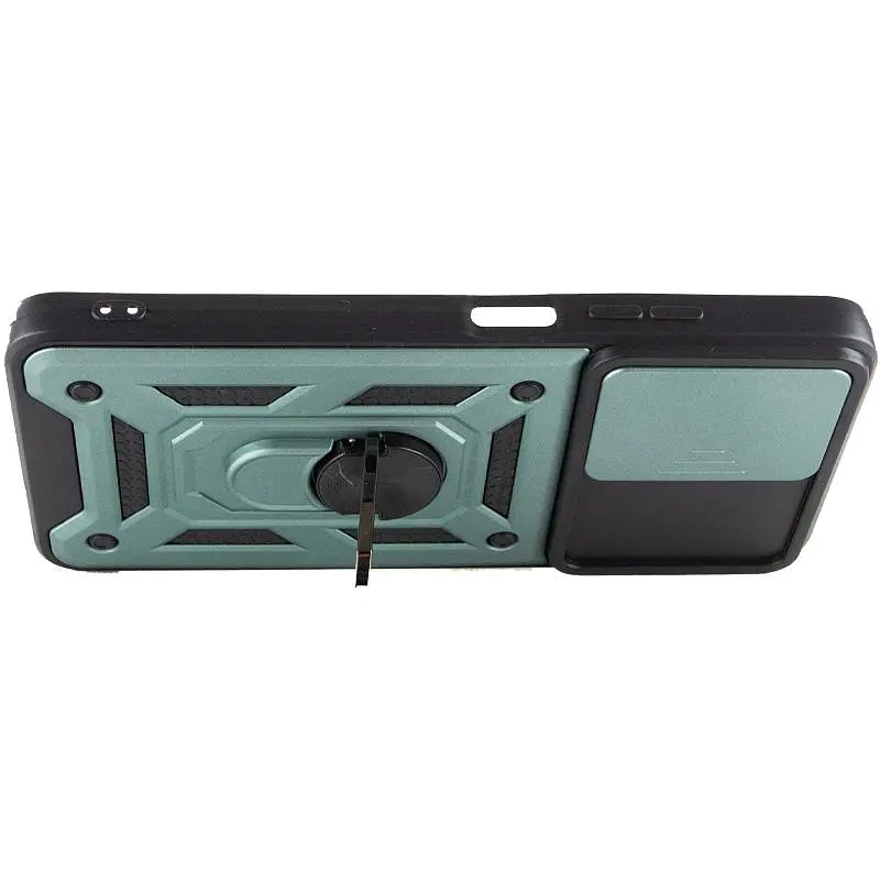 Чехол Ummi Camshield Serge Ring для Xiaomi Redmi Note 12 Pro+ 5G Зеленый / Green - фото 2