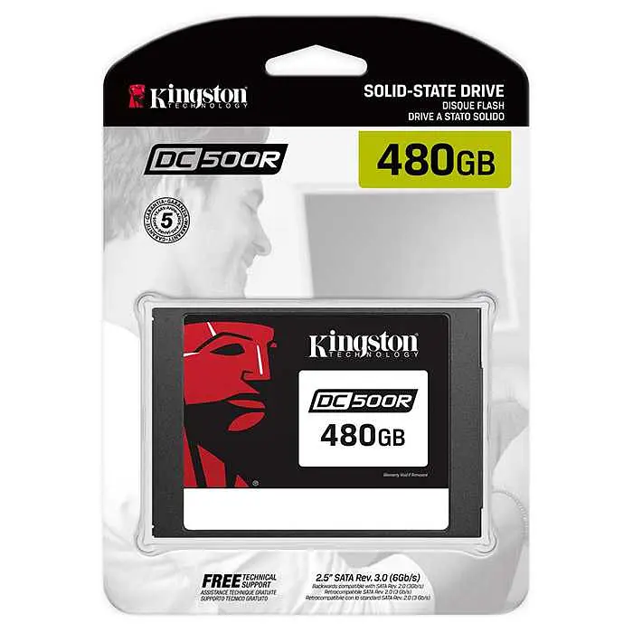 Накопичувач SSD Kingston Sata 2.5" 480Gb DC500R 500 512 (SEDC500R/480G) Б/в - фото 3