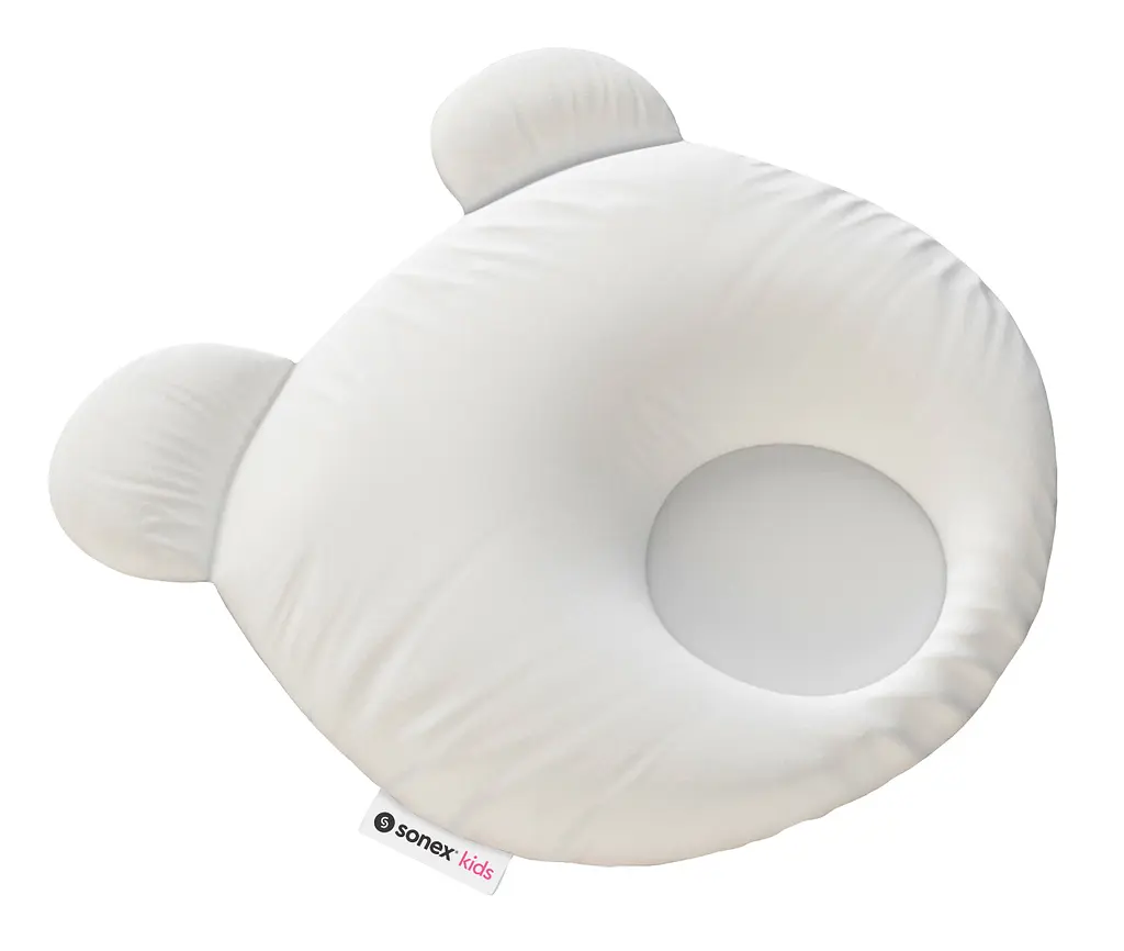 Подушка для немовлят Sonex Teddy біла з рожевою наволочкою (SO102492) - фото 2