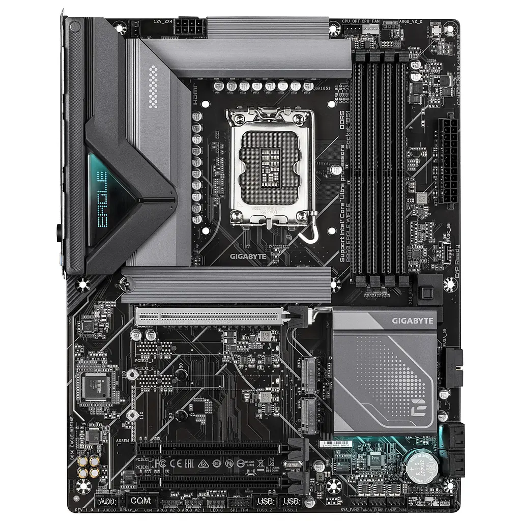 Материнська плата B860 EAGLE WIFI6E s1851 B860 4xDDR5 M.2 HDMI DP Wi-Fi BT ATX Gigabyte teh0018950 - фото 2