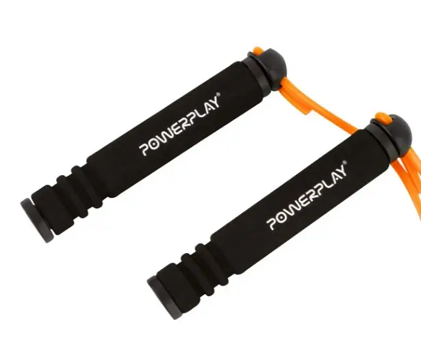 Скакалка PowerPlay 4205 Classic Plus Jump Rope Помаранчева 2,7 м (PP_4205_Orange) - фото 4