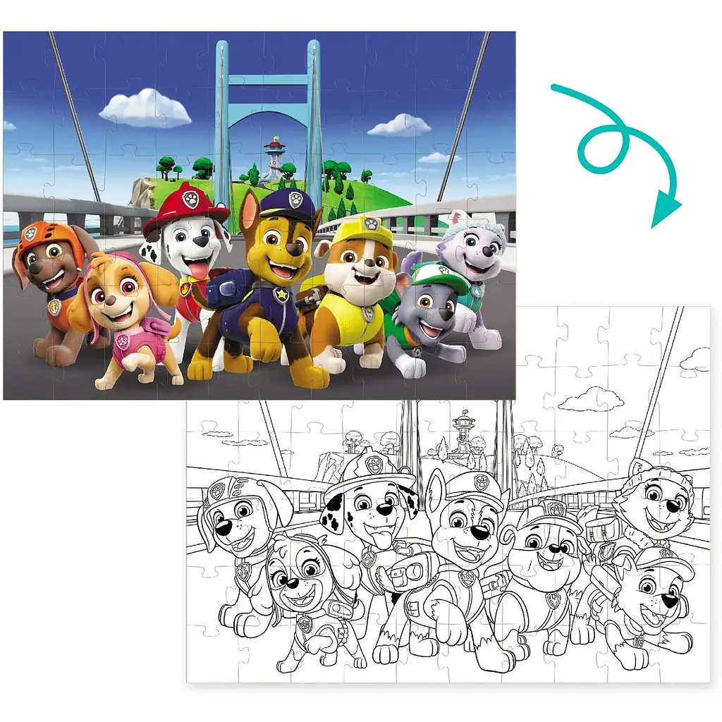 Пазл DoDo 2 в 1 Paw Patrol, 60 елементів (200162) - фото 3