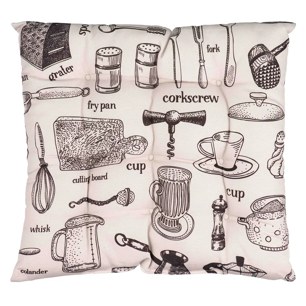 Подушка для стільця Ardesto Kitchen 40х40см, 90% поліестер, 10% бавовна (ART03KN) - фото 2