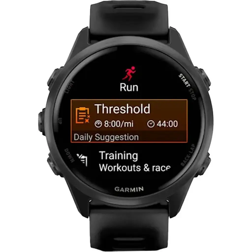 Смарт-часы Garmin Forerunner 570 42mm Slate Gray Aluminum w. Translucent Black/Black Band 010-02970-00 - фото 4