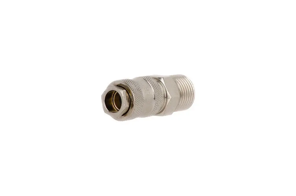 Соединение быстроразъемное пневматическое Intertool с внешней резьбой 3/8" - фото 2