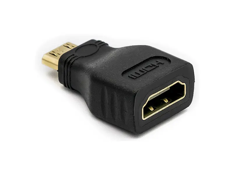Адаптер PowerPlant Mini-HDMI - HDMI Black (CA911080) - фото 2