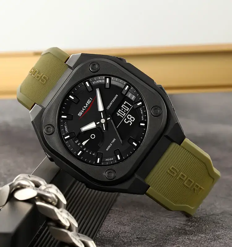 Спортивний годинник чоловічий Skmei 2328 Чорний (2687365749) - фото 4
