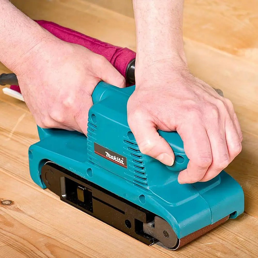 Шліфмашина стрічкова Makita 9910 (650 Вт, 76 x 457 мм, 270 м/хв) - фото 3
