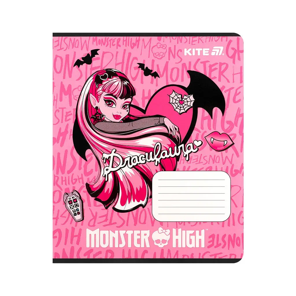 Зошит Kite Monster High, 12 аркушів, клітинка (MH25-232) - фото 4
