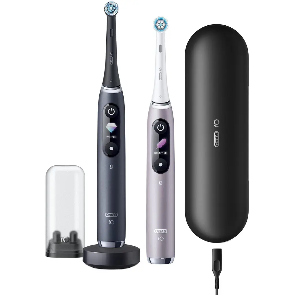 Уценка. Электрическая зубная щетка Oral-B iO Series 9 Duo iOM9d.2J2.2AD 3758+дополнительная ручка Black - фото 3