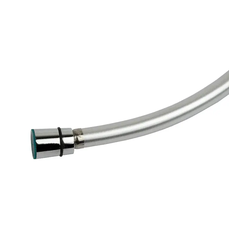 Шланг для душа AQUATICA 1/2" PVC 3-х шаровий з підшипником сріблястий (XB-0173) - фото 2