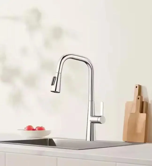 Смеситель для кухни Mijia pull-out kitchen faucet S1 с выдвижной лейкой - фото 3