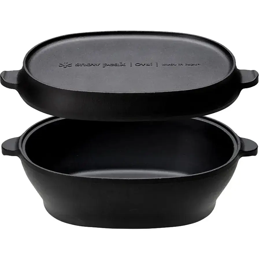 Посуда чугунная Snow Peak CS-503R Mirco Oval - фото 2