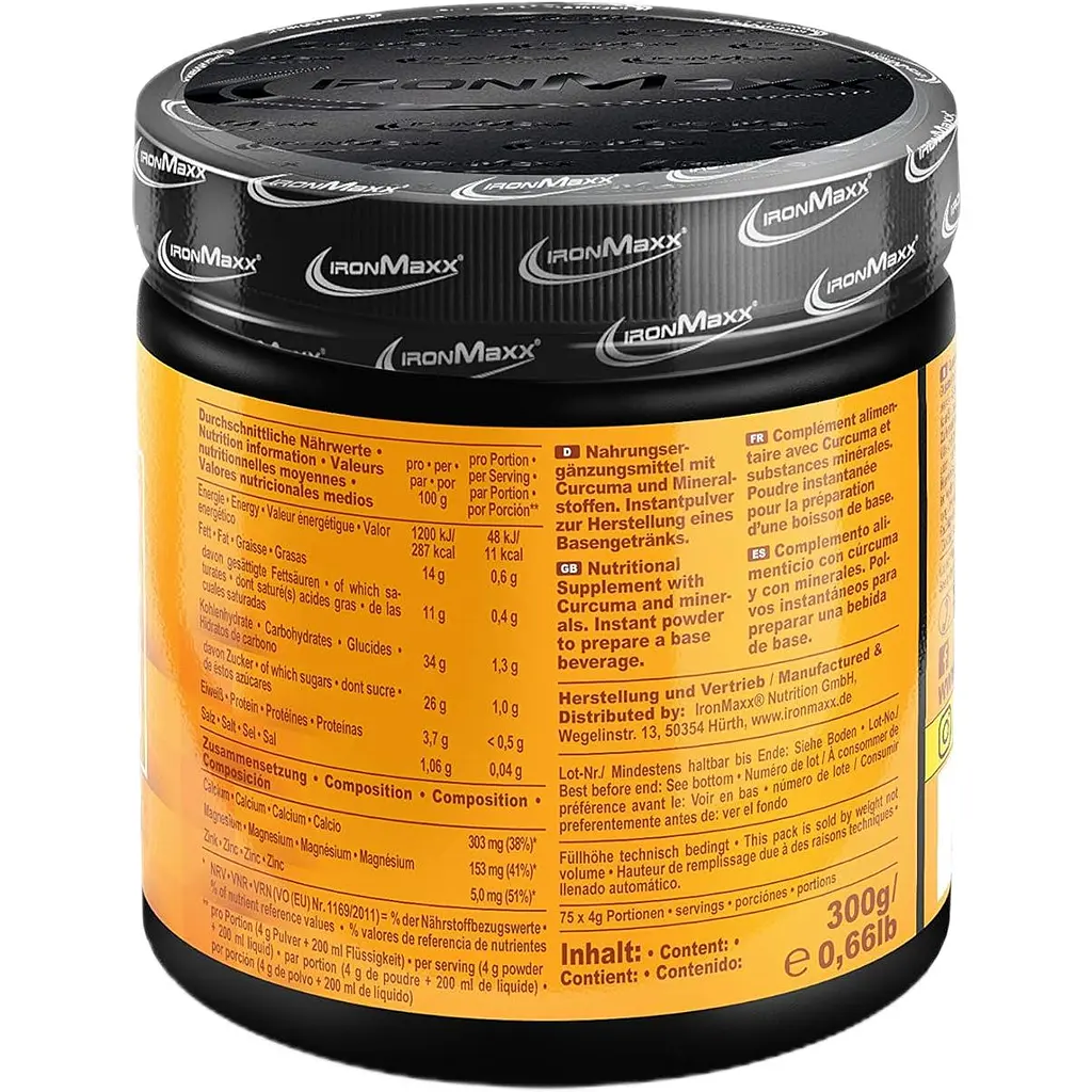 Дієтична добавка IronMaxx Curcuma Latte 300 г  - фото 3