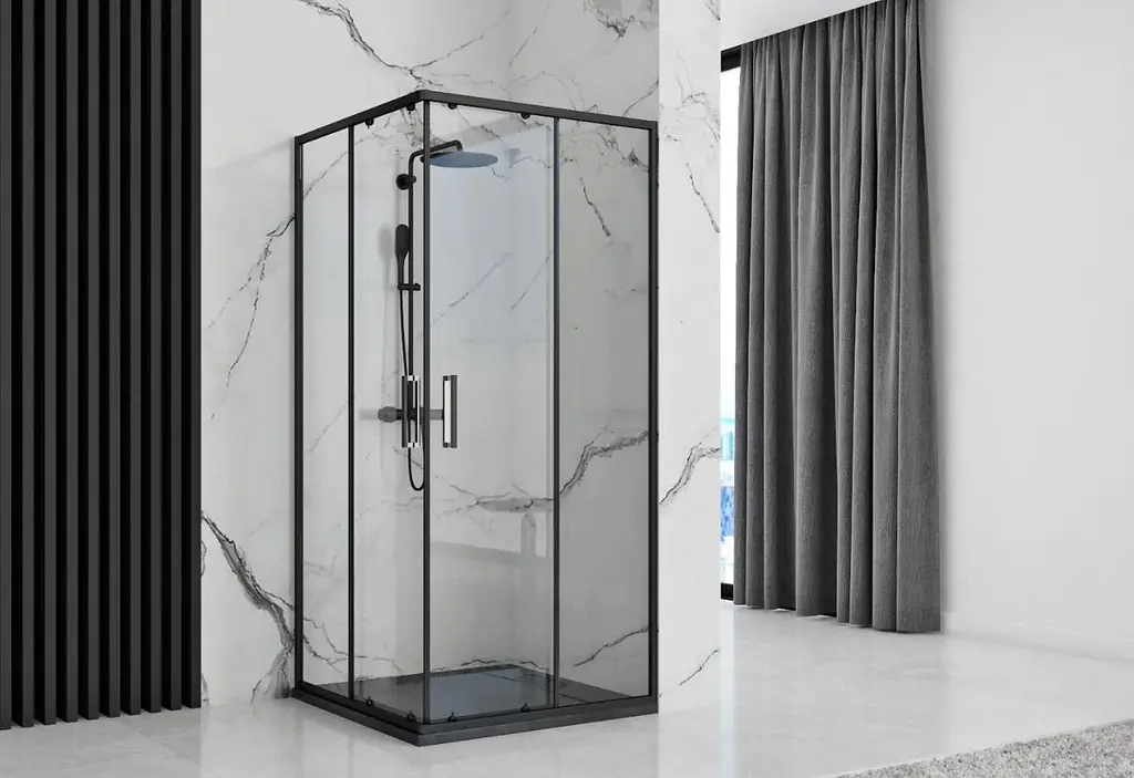 Душевой поддон Rea Bazalt 80x120 black REA-K3305, Черный матовый - фото 2