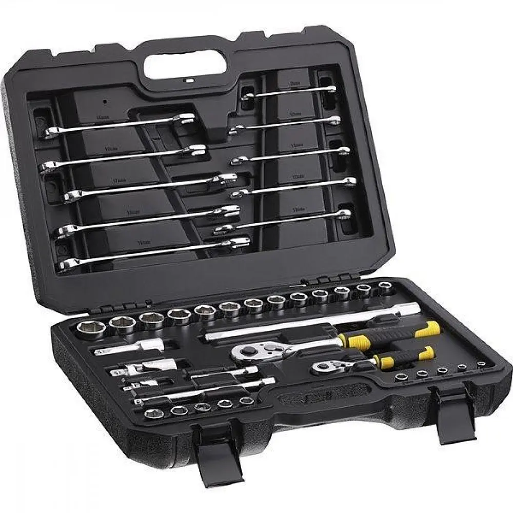 Набір інструментів Stanley 1/2", 1/4" в кейсі, 41 шт
