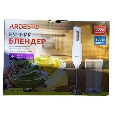 Блендер Ardesto HBK-740W измельчитель погружной 500 Вт - фото 6