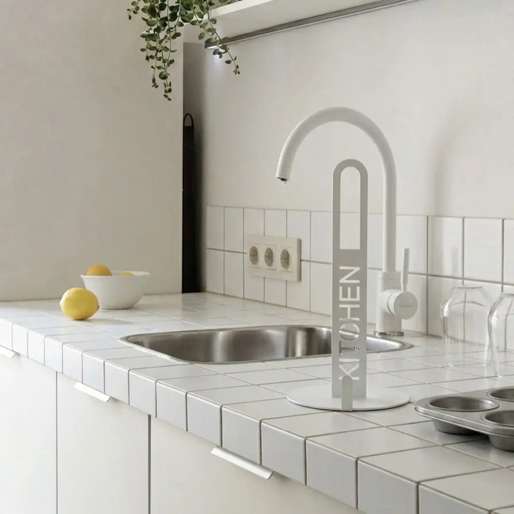 Тримач для паперових рушників Nice & Cozy Kitchen M140 белый - фото 3