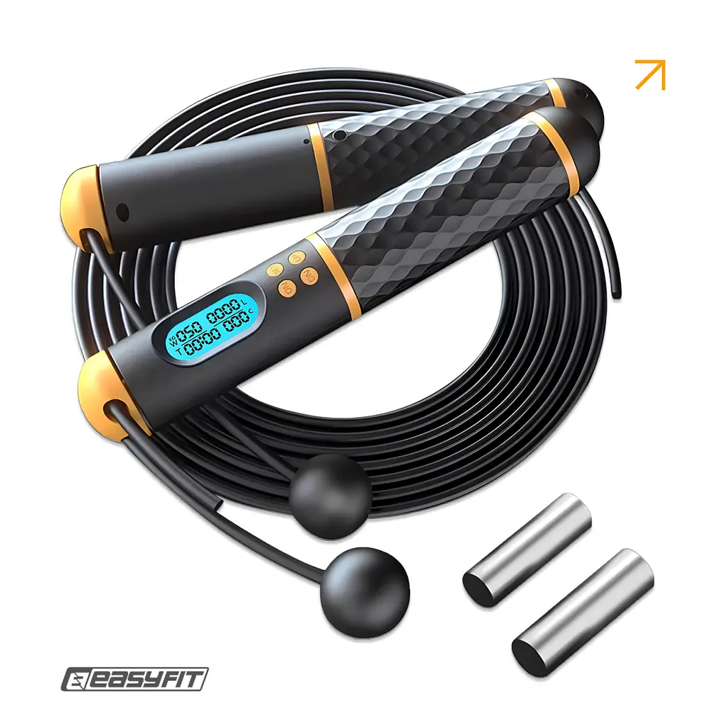 Умная скакалка EasyFit SmartRope 3 м с утяжелителем (беспроводная) - фото 2