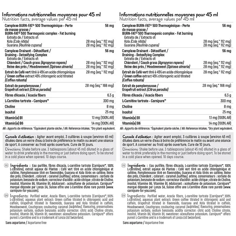 Жироспалювач STC Nutrition Burn-Fat 500 Cola 500 мл - фото 3