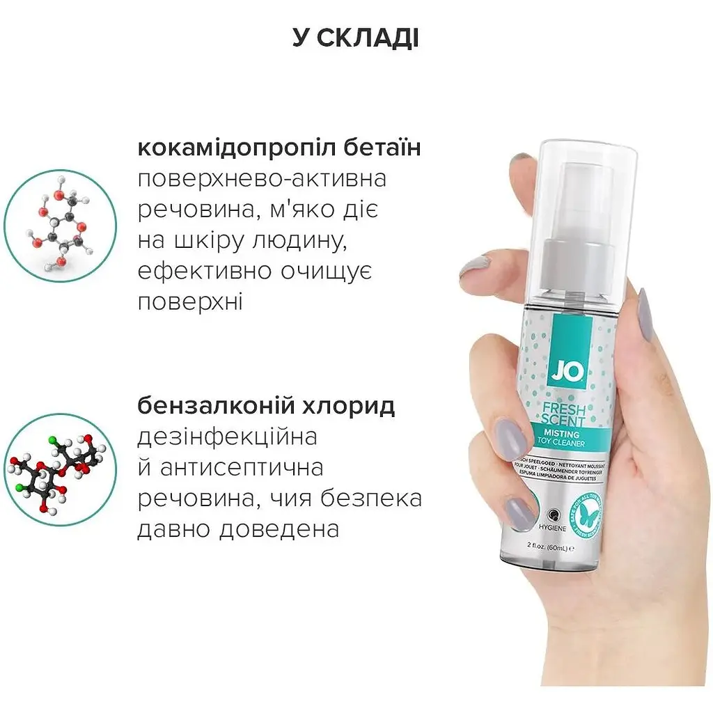 Чистящее средство JO Fresh Scent Misting Toy Cleaner (60 мл) - фото 4