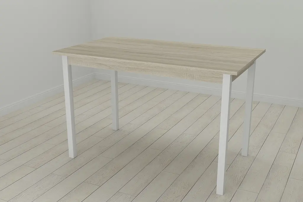 Кухонний стіл Ferrum-decor Маріо 75x120x70 Білий ДСП Сонома 16мм (FRD-106326) - фото 4