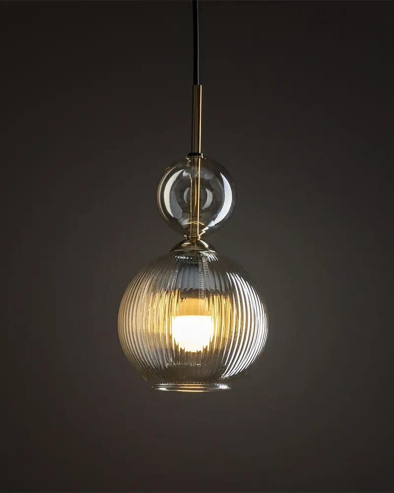 Подвесной светильник, люстра TK Lighting 11040 Sophia E14 1x10W IP20 янтарный - фото 2