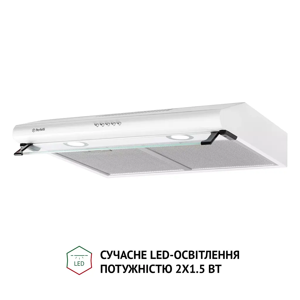 Витяжка плоска Perfelli PL 6042 W LED - фото 3