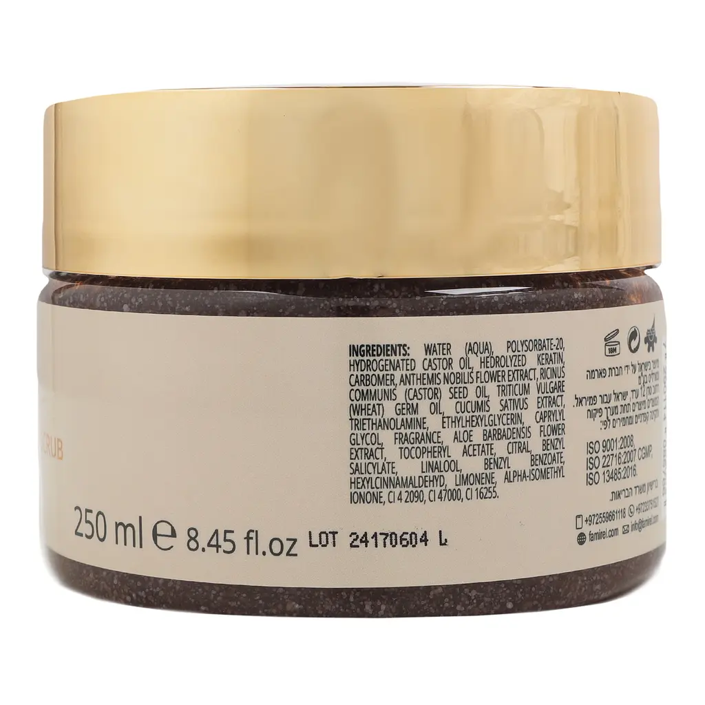 Скраб для шкіри голови Famirel Castor з касторовою олією 250 мл - фото 6