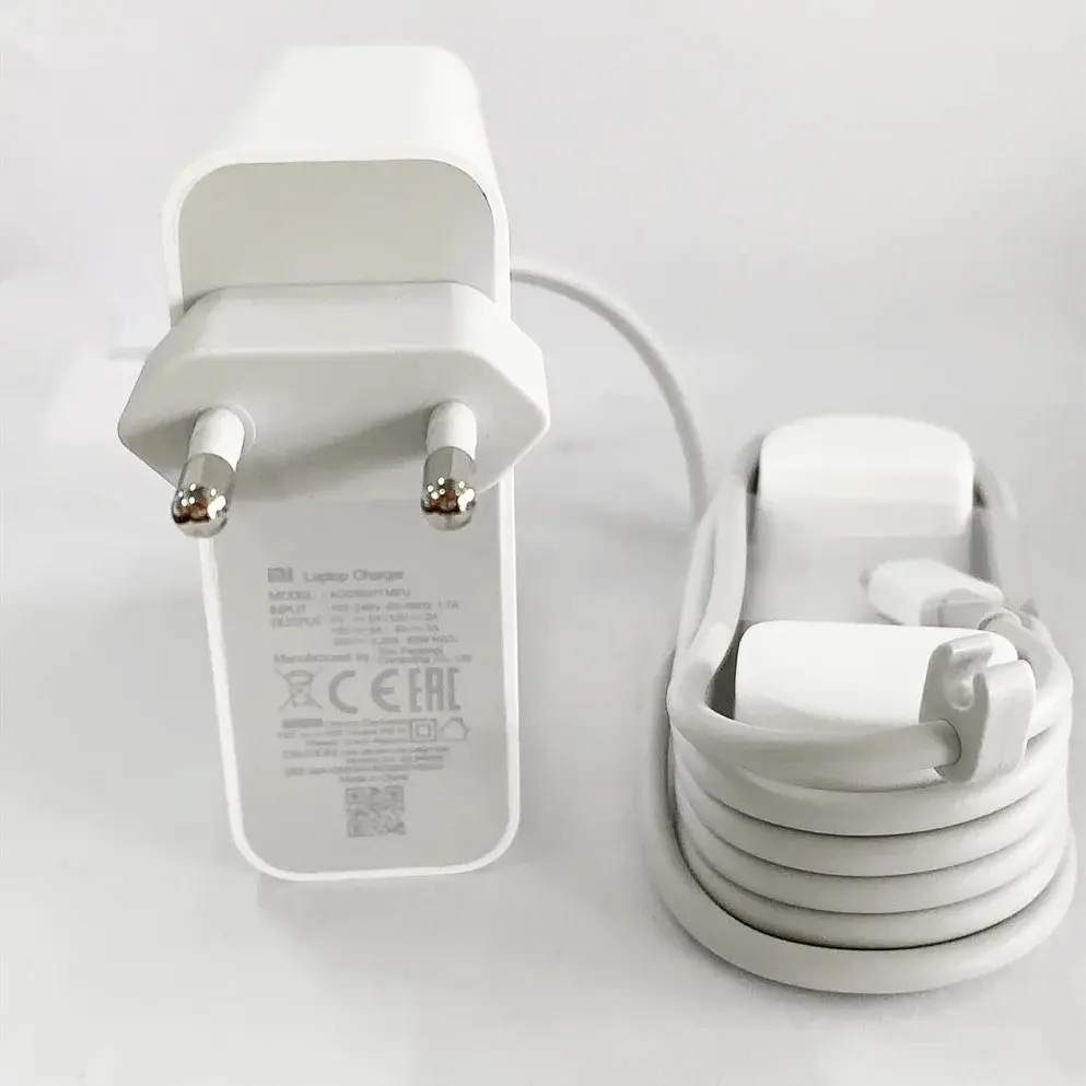 Сетевое устройство Xiaomi Mi Laptop Charger 65W USB-C EU - фото 2