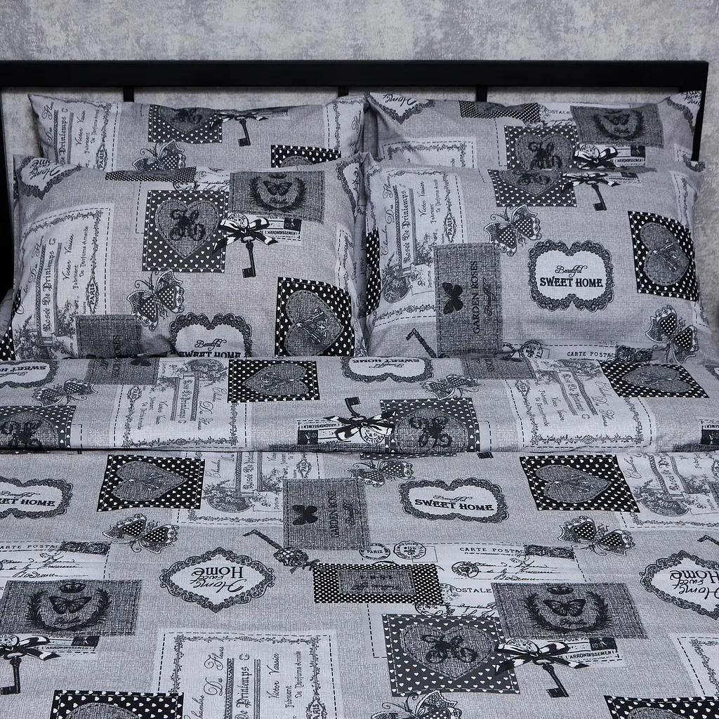 Комплект постельного белья Moon&Star Бязь Gold Люкс Vintage Keys Полуторный 143х210 наволочки 4х50х70 - фото 8