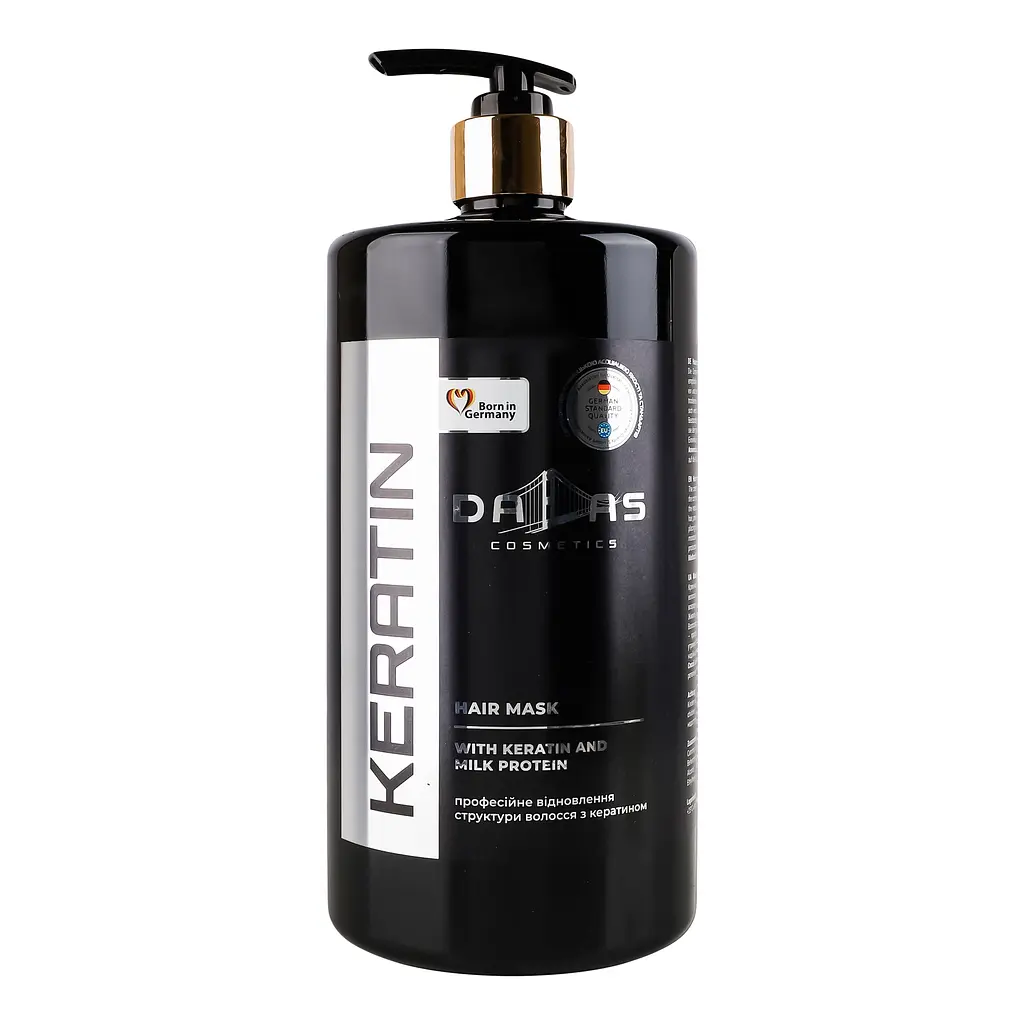 Маска для волосся Dalas Keratin з кератином і молочним протеїном, 900 мл - фото 2