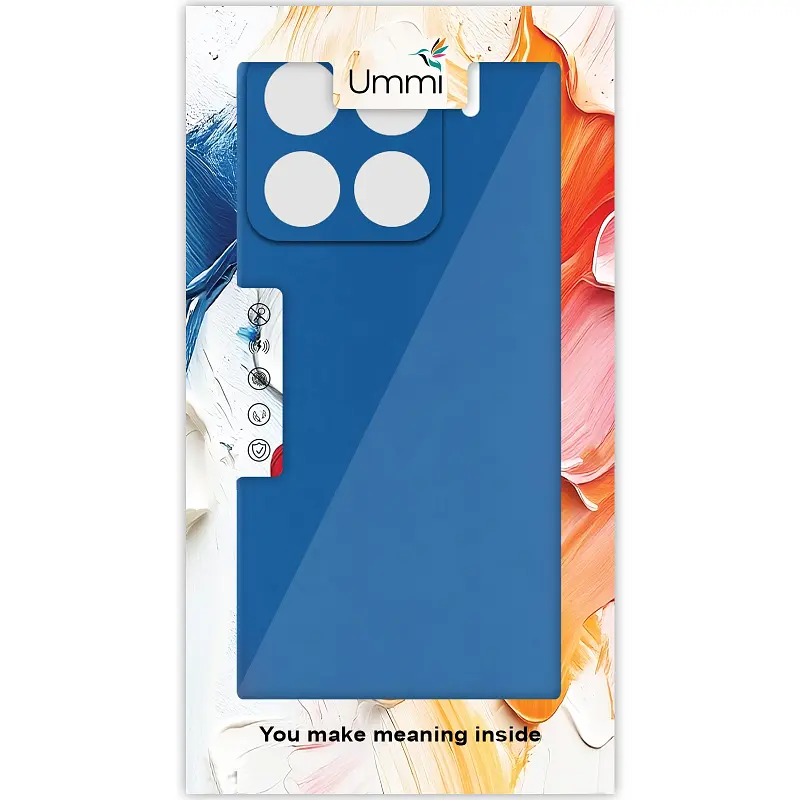 Чохол Silicone Cover Ummi Lakshmi Full Camera (AA) для Xiaomi 15 Pro Синій / Navy Blue - фото 2