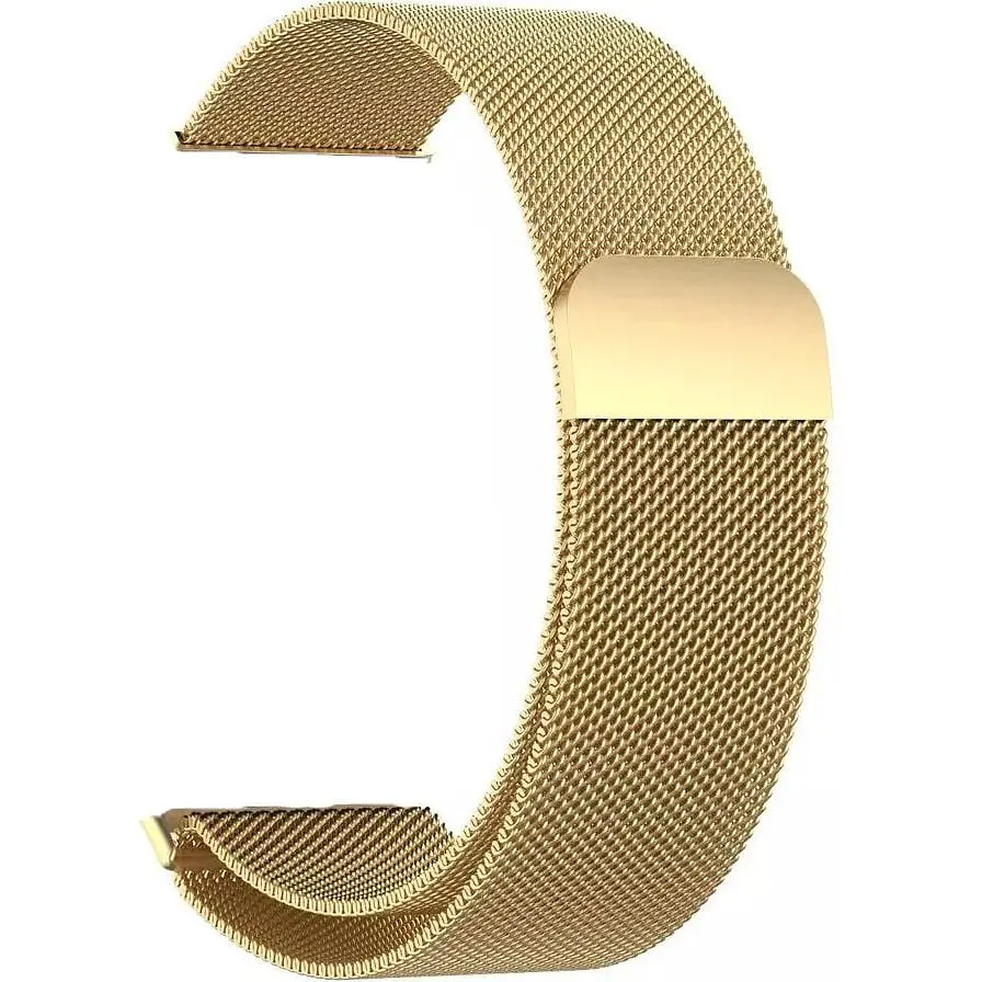 Ремешок BeCover Milanese Style для Samsung Galaxy Watch 46 mm/Watch 3 45 mm/Gear S3 Classic/Gear S3 Frontier Gold (707786) - фото 2