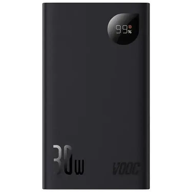 Портативна батарея Baseus Adaman 2 Digital Display 20000 mAh 30W VOOC Overseas Edition PPAD050101 Black - фото 2