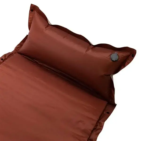 Надувний матрац Lugi автоматичний 175х65х4 см з подушкою бежевий SJ-0028-3 - фото 8