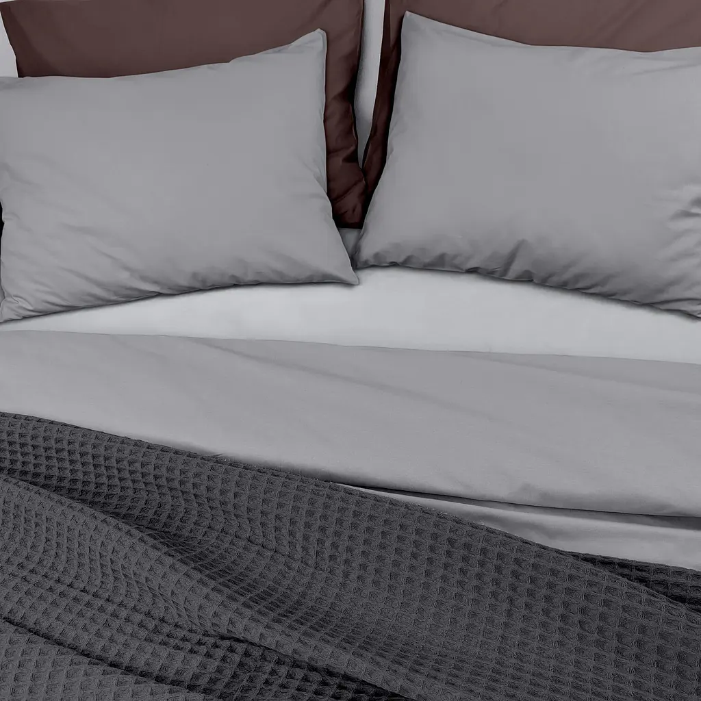 Плед-покривало Cosas Greek Waffle Lava вафельне 110х140 см (Blanket_88Lava_GreekWaffle_110x140) - фото 2