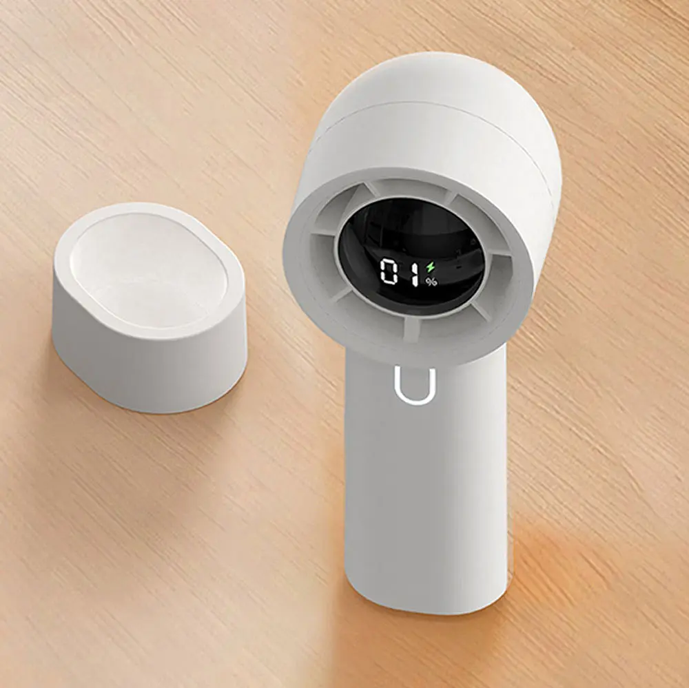 Портативний вентилятор Xiaomi Miwaing Handheld Fan LED (HX130) White - фото 3