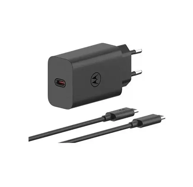 Блок і кабель - мережевий зарядний пристрій Motorola TurboPower 68W USB-С to USB-С Cable (PG38C06281) - фото 2