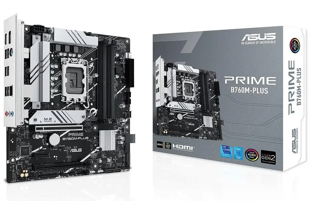 Материнська плата ASUS PRIME B760M-PLUS (PRIME B760M-PLUS) (Socket 1700, Intel B760, Micro-ATX) - фото 5