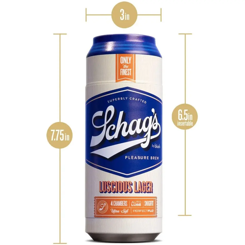 Мастурбатор Blush Schag’s - Luscious Lager Masturbator - Frosted - фото 6