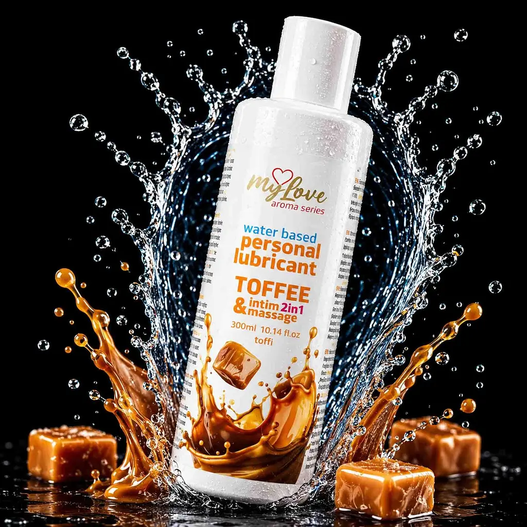 Лубрикант MyLove Aroma Series IntimMassage 2in1 Toffi, 300 мл - фото 2