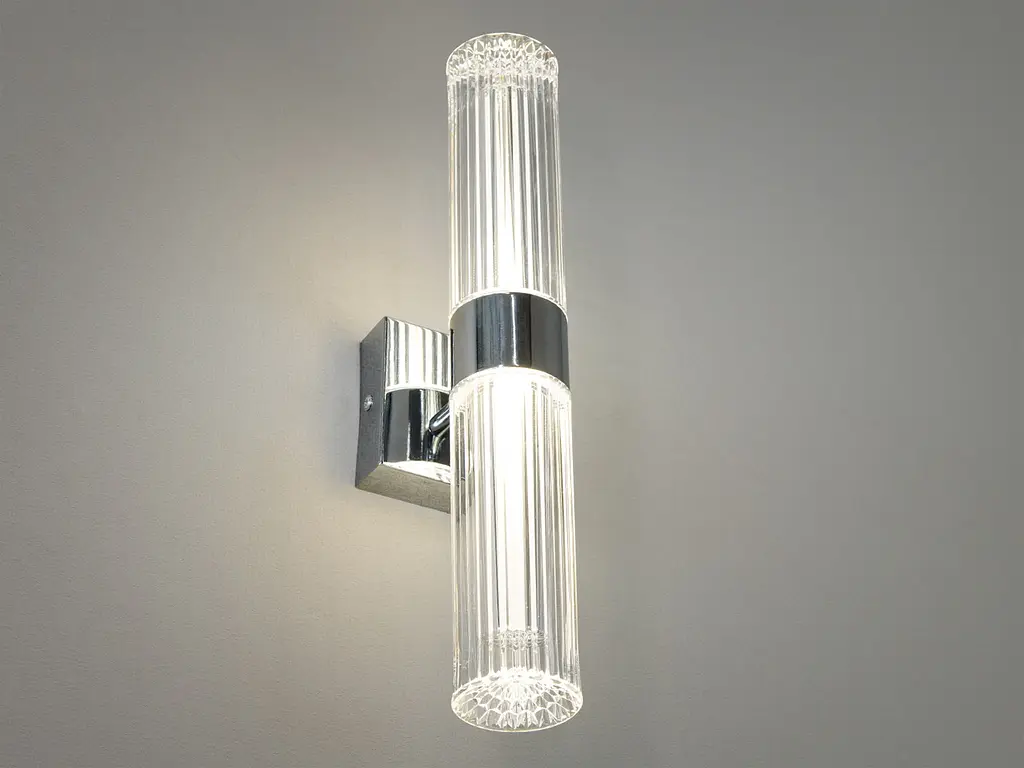 Бра настінне LED Diasha F3018HR 5W 220V 275 лм хром акриловий плафон для дому - фото 4