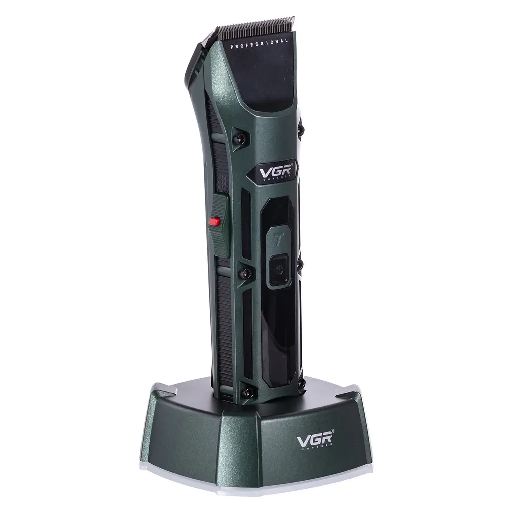Машинка для стрижки VGR V-696 акумуляторна, зелений VGR HP-V-696 - фото 3