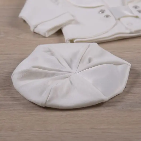 Костюм "МалишОк" інтерлок зріст 50 см (0 – 1 місяць) Betis Молочний - фото 2