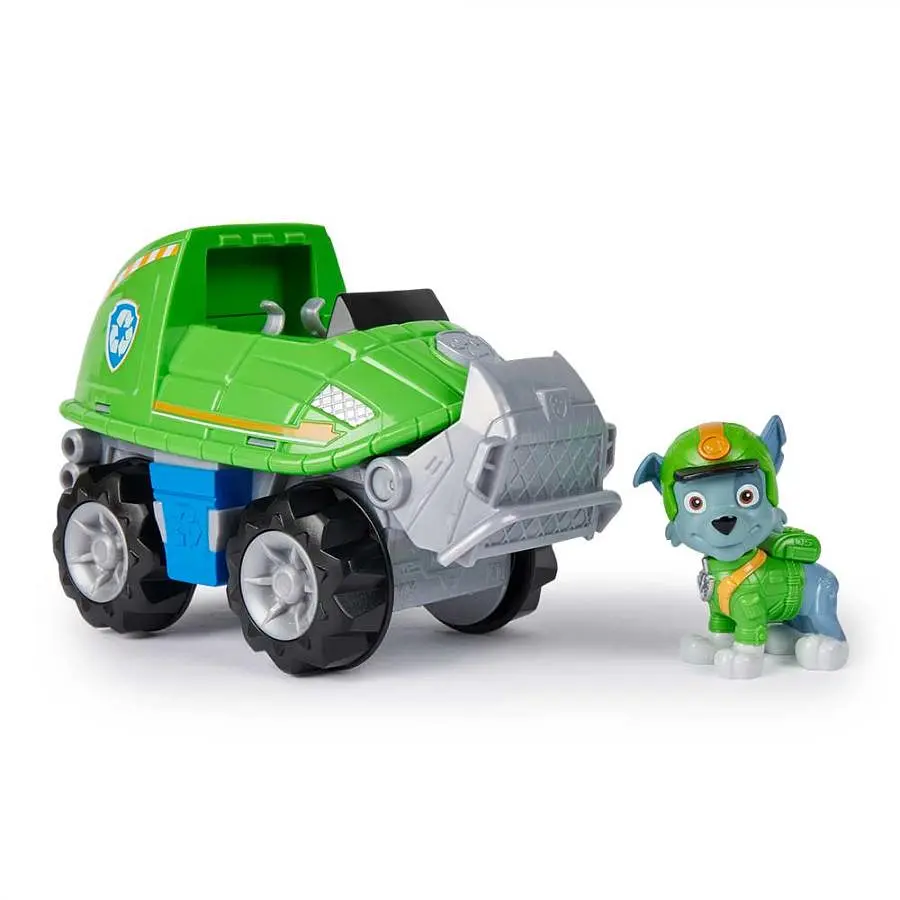 Великий рятувальний автомобіль-трансформер Spin Master PAW Patrol Джунглі Цуценячий патруль з водієм Роккі (SM17776/0648) - фото 6