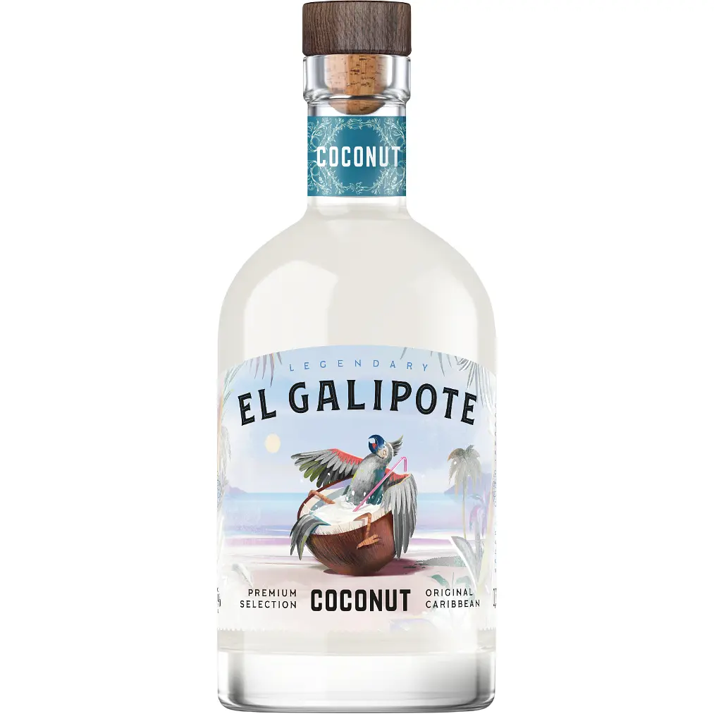 Набір: Лікер El Galipote Coconut 17% 0.7 л + Цукерки Raffaello 140 г - фото 2