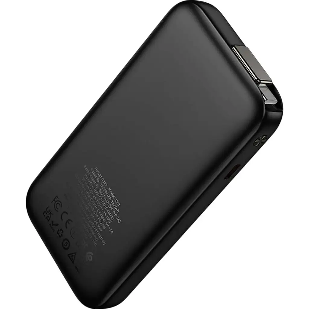 Зовнішній акумулятор Hoco Q51 Key 10000mAh 20W Black (6942007671514) [172717] - фото 5